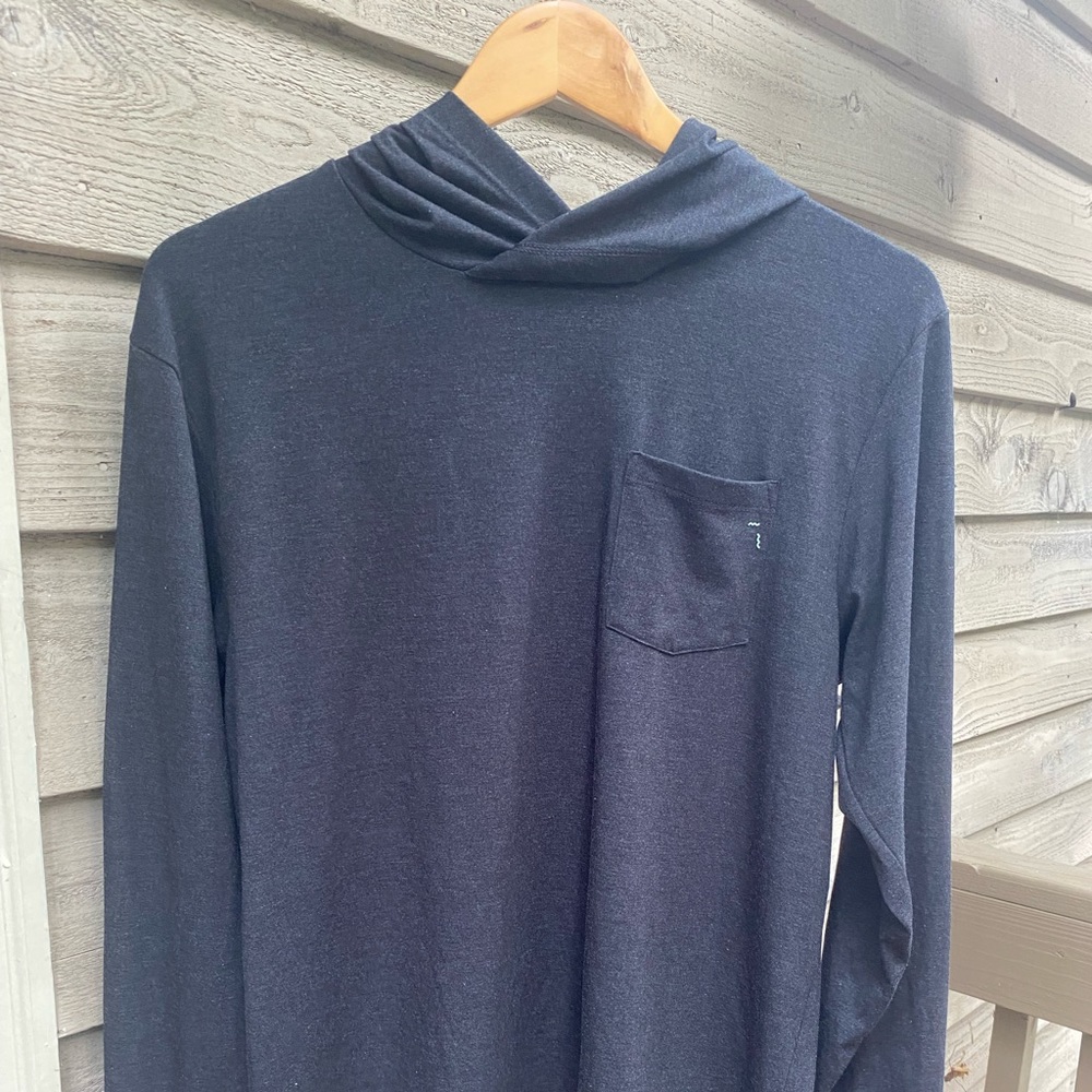 Mens free fly bamboo hoodie - M